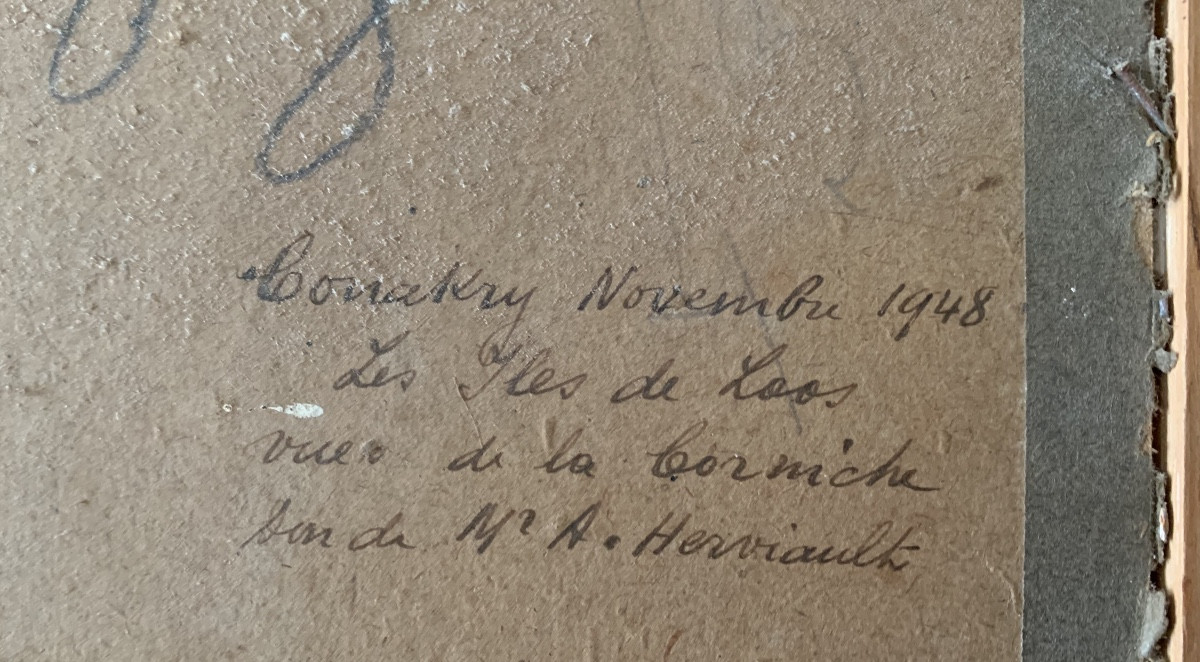 André Herviault, Africa, Conakry, Painter From Nantes -photo-4