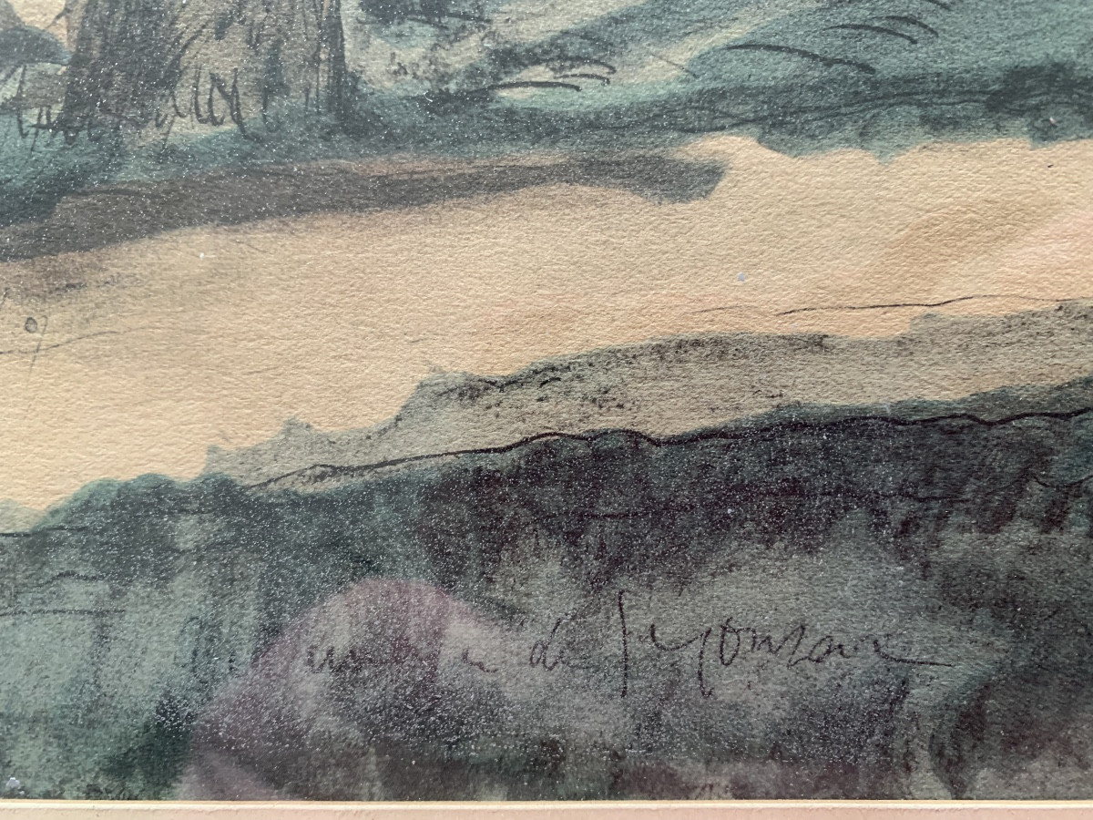 Paysage de André Albert Marie DUNOYER DE SEGONZAC -photo-1