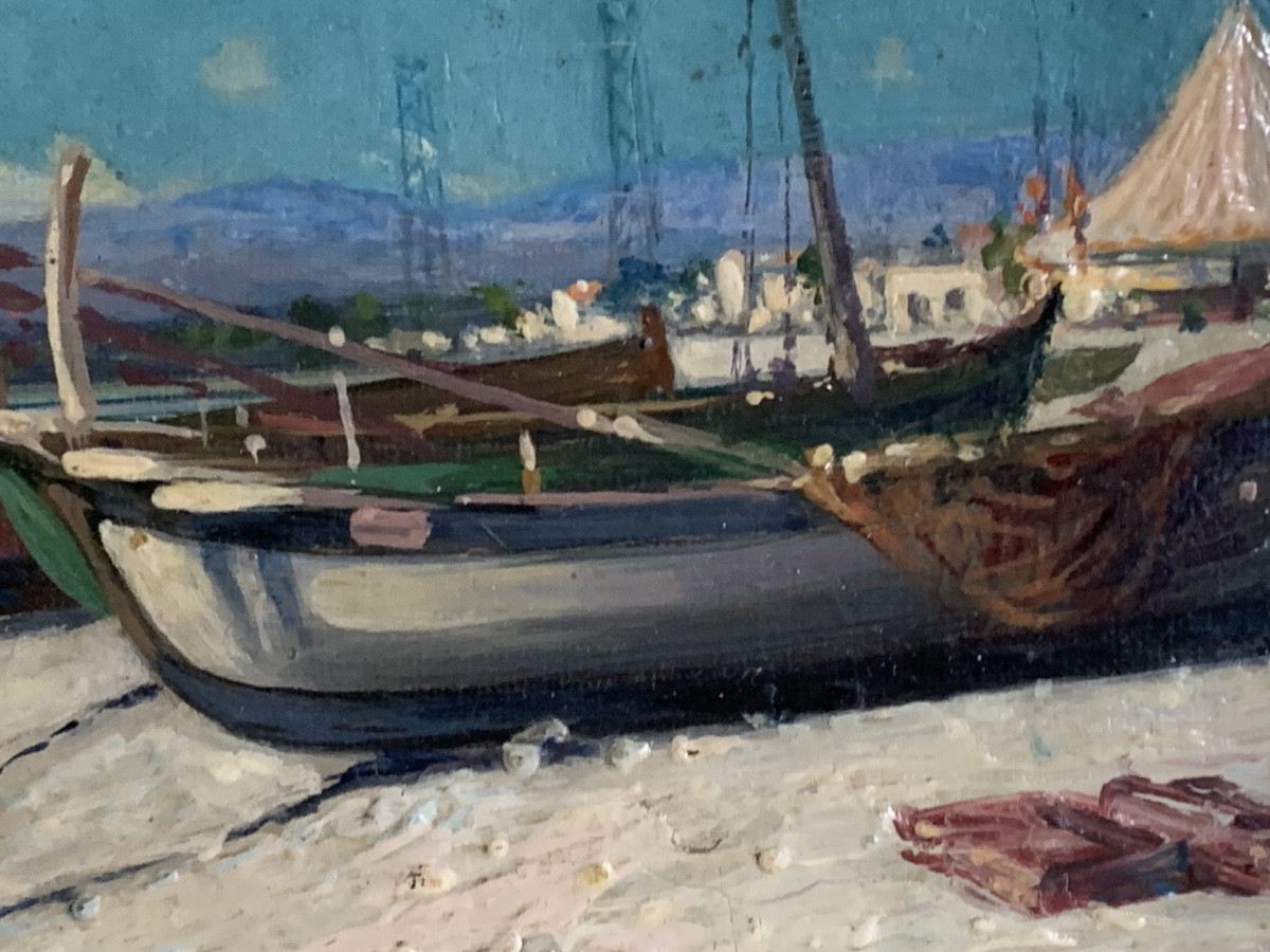 1921 Cagnes sur Mer par Léon HINGRE , Nice Antibes -photo-3