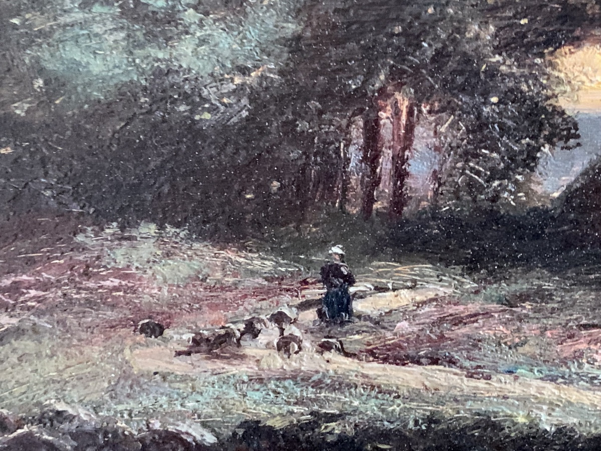 Landscape By Hippolyte De Vos-photo-4