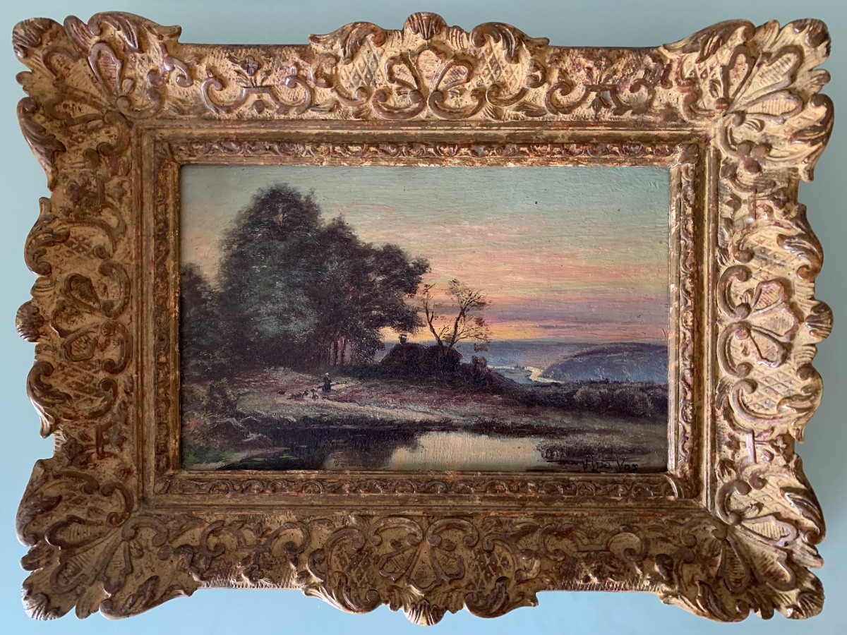 Landscape By Hippolyte De Vos