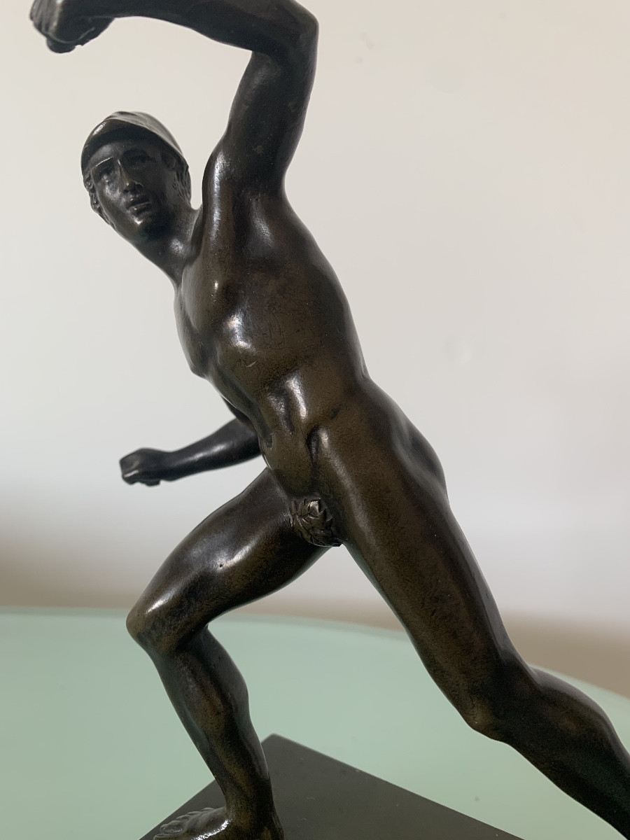 Bronze Helmeted Greek Warrior From Antiquity-photo-2