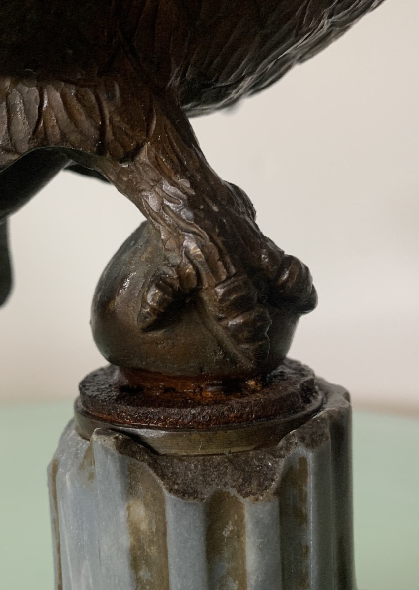 Bronze Sculpture Of The Eagle-photo-3
