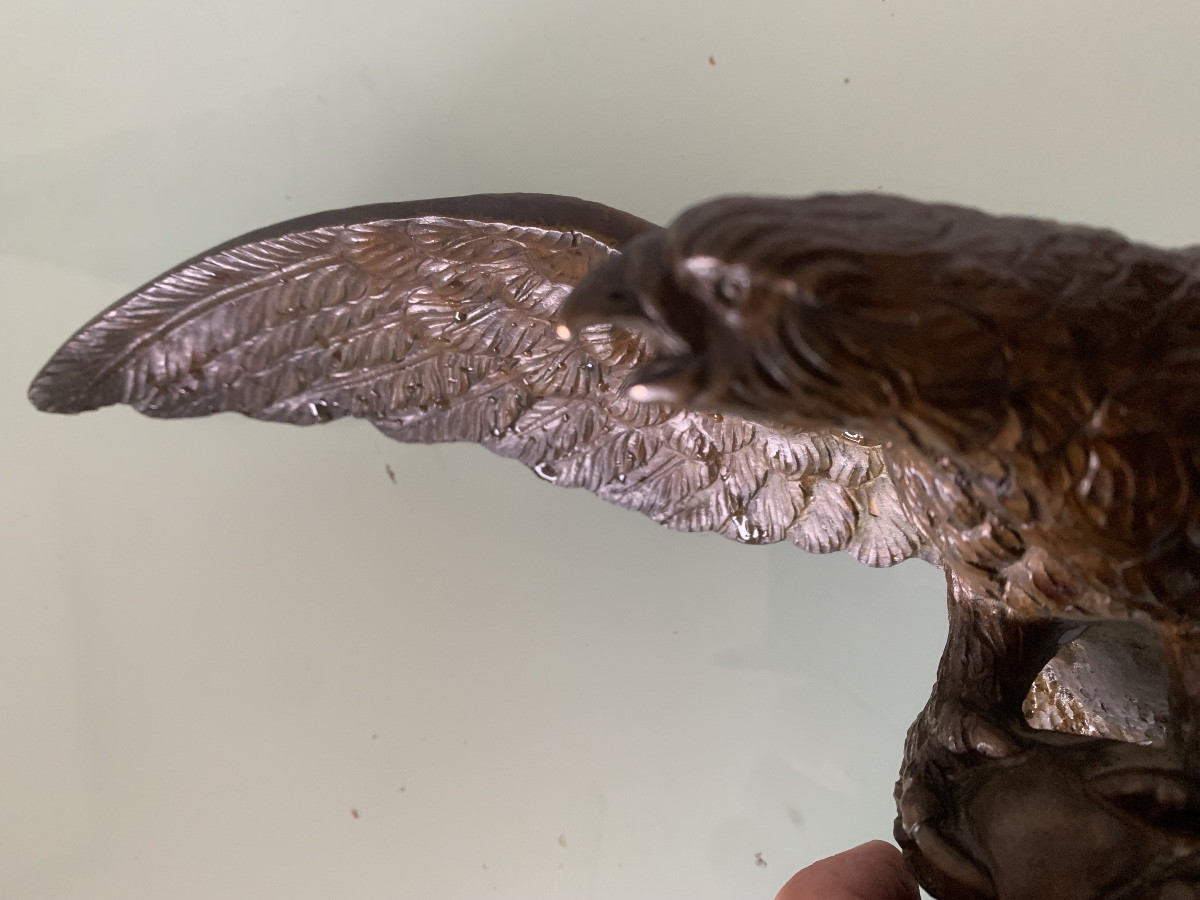 Bronze Sculpture Of The Eagle-photo-4