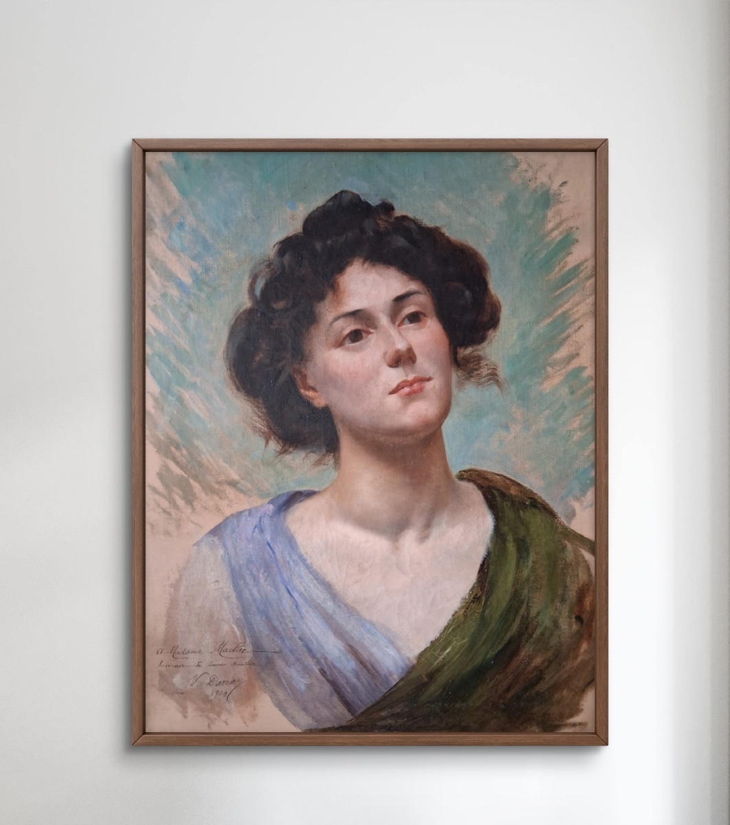 Academic Portrait Of A Woman By