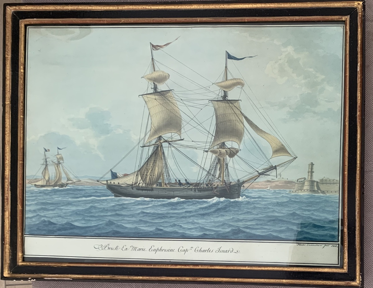 Nicholas Cammillieri The Brick Euphrosine Captain Charles Isnard
