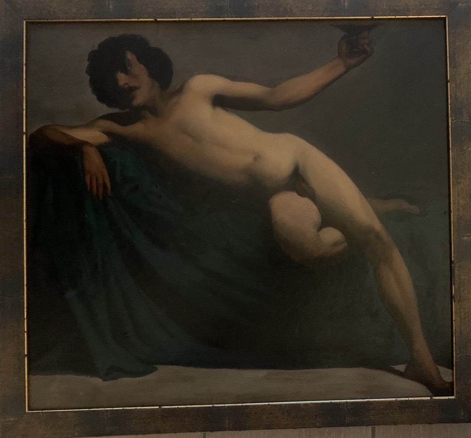 Bacchus ou nu académique XIX siècle 