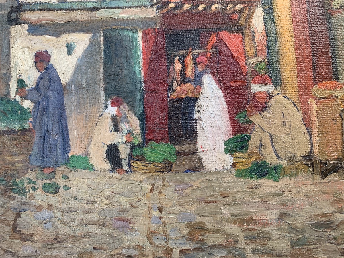 Gustave LINO- 1893-1961 La casbah -photo-3