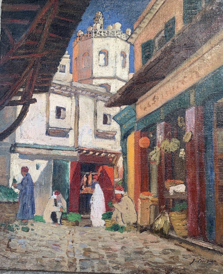 Gustave LINO- 1893-1961 La casbah 