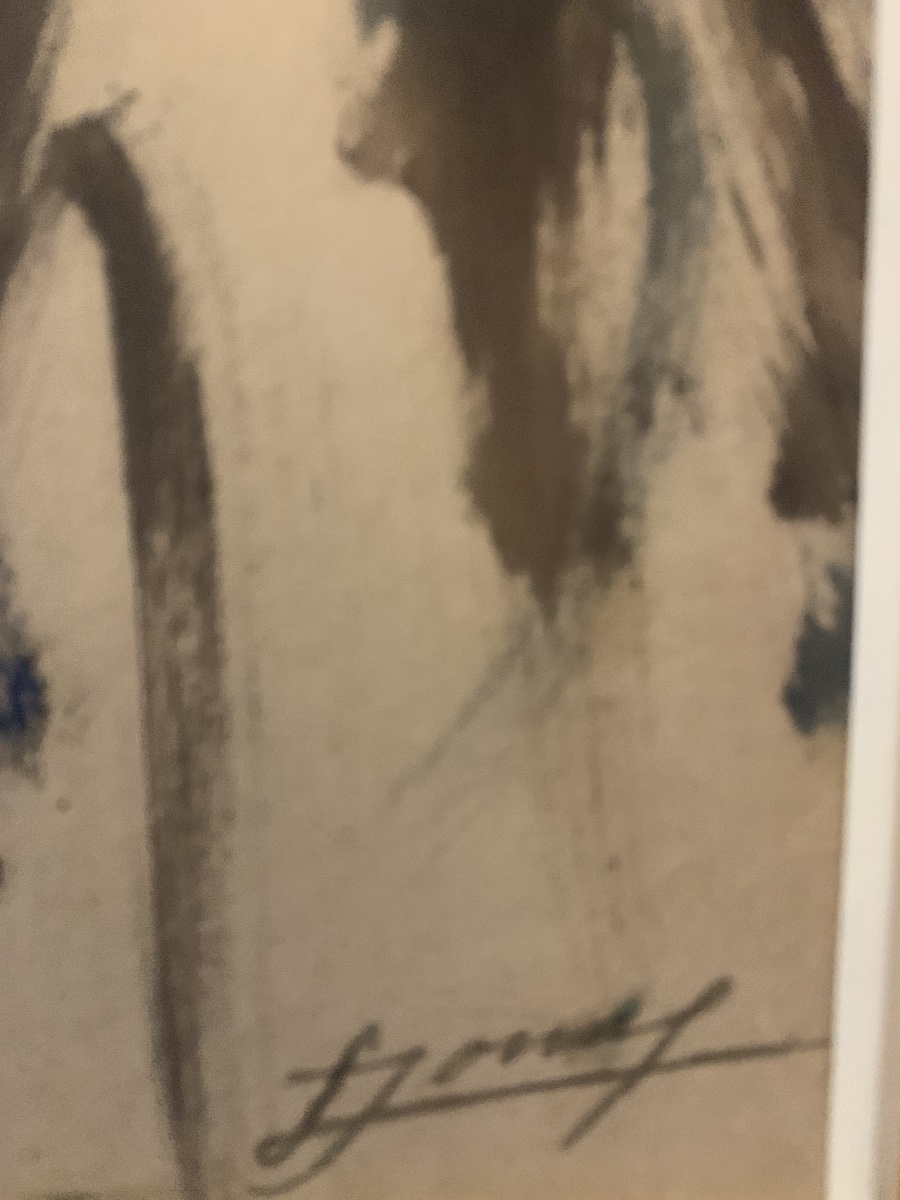 Lucien Hector Jonas portrait de mineur  peintre de Valenciennes -photo-3