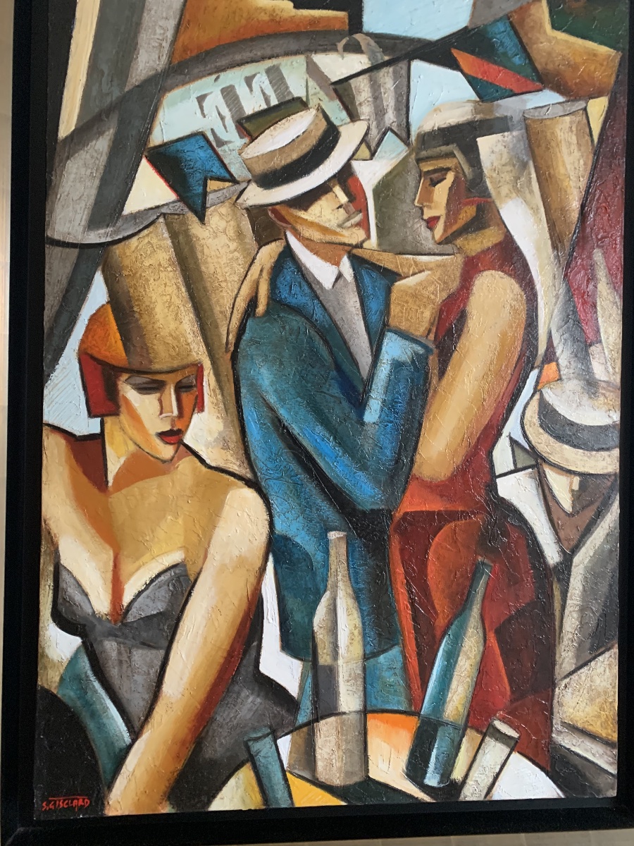 Scène de café par Stéphane GISCLARD grand format -photo-1