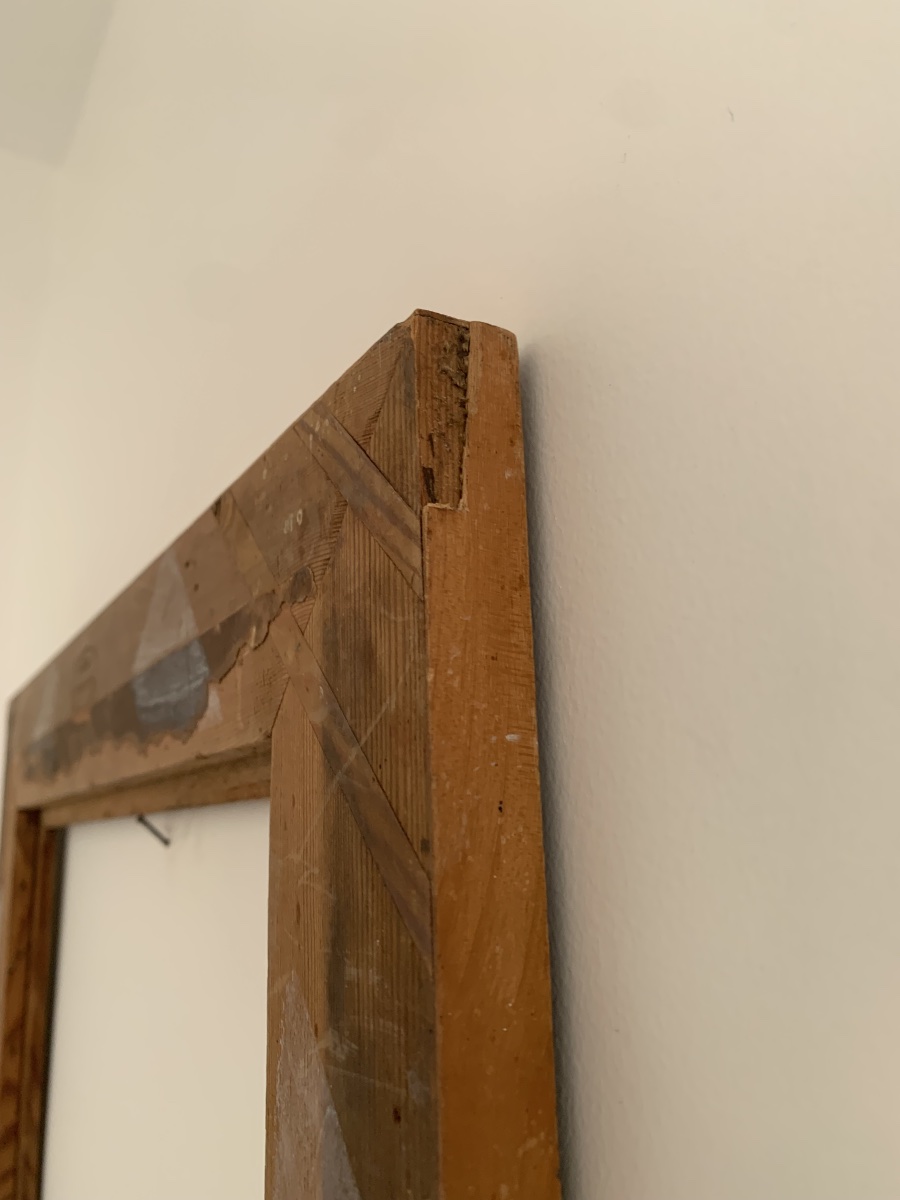 19th-century Frame For A 6f Painting... 41x33 Cm-photo-2