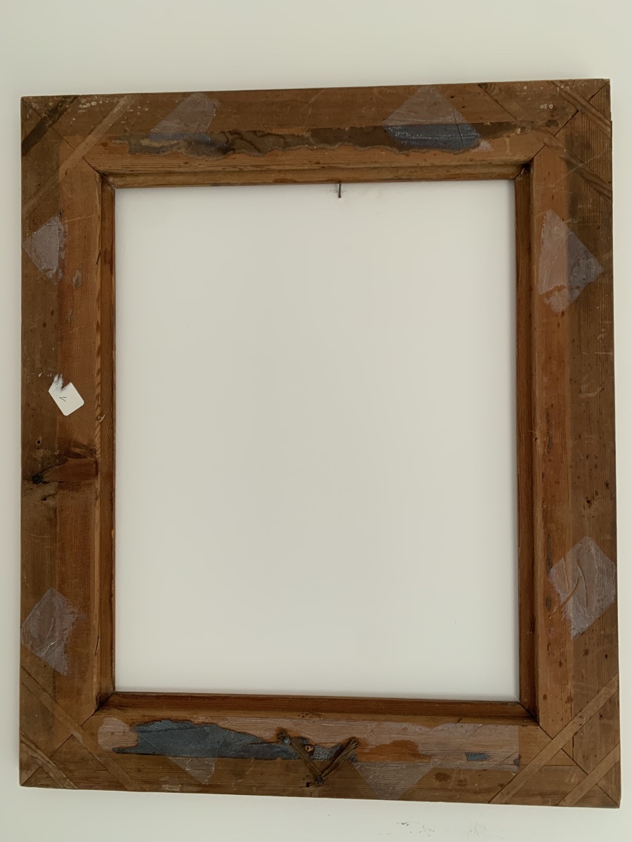 19th-century Frame For A 6f Painting... 41x33 Cm-photo-2