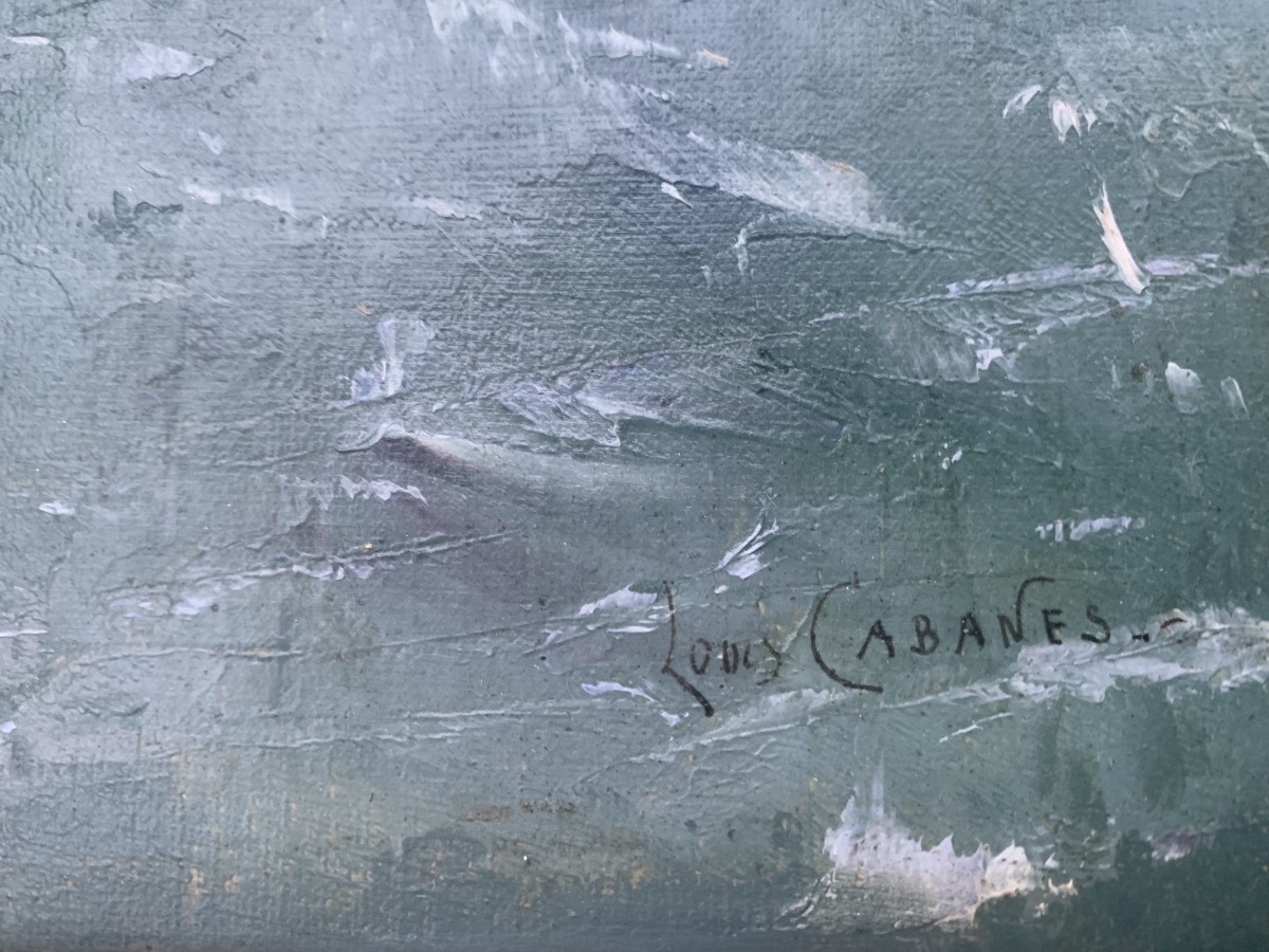 Louis François Cabanes, Marine Artist-photo-2