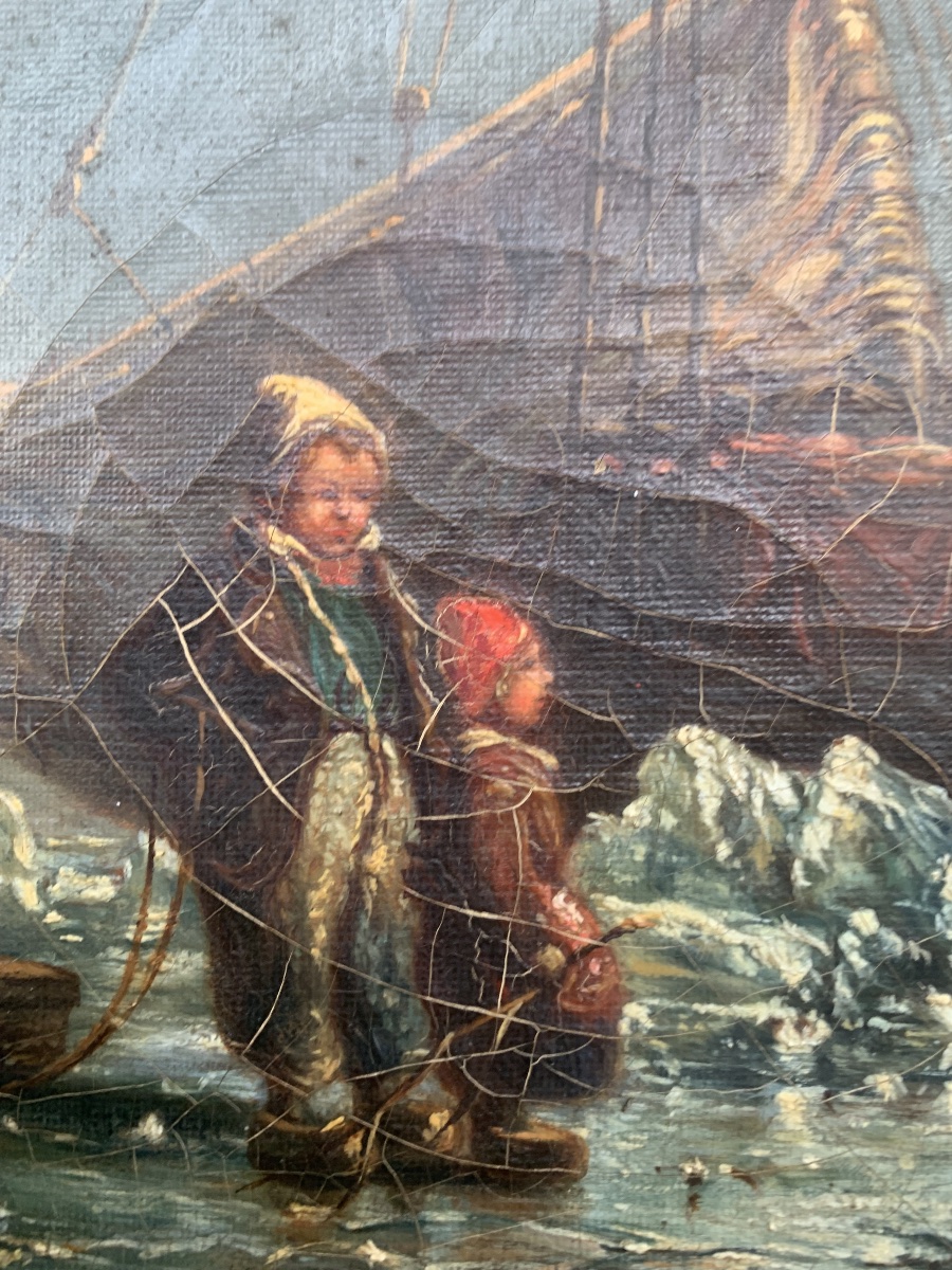 19th-century Northern School: The Sea Of Ice-photo-2