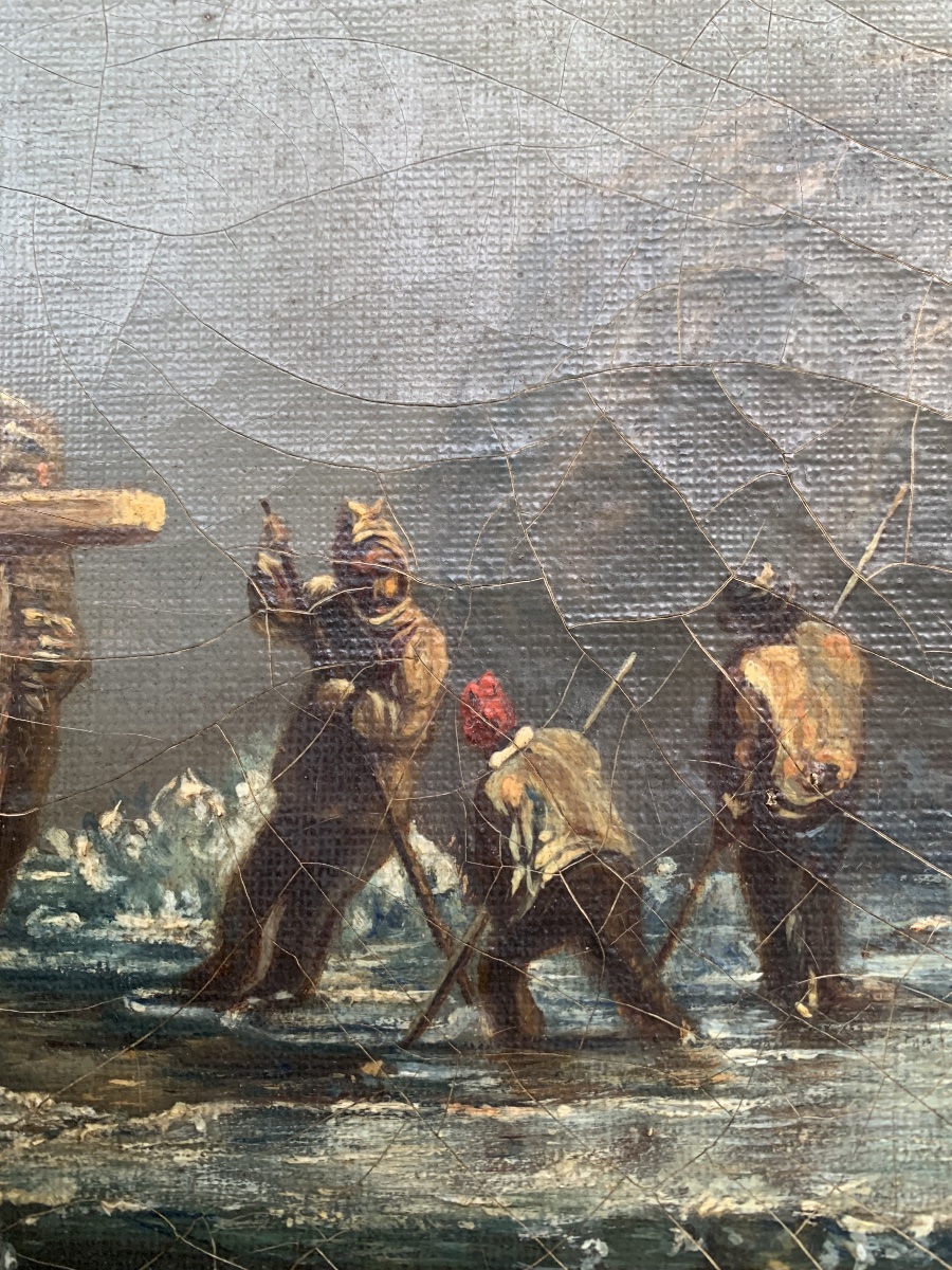 19th-century Northern School: The Sea Of Ice-photo-3