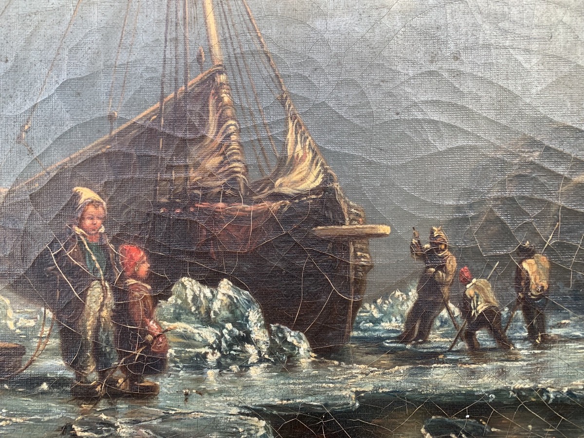 19th-century Northern School: The Sea Of Ice-photo-1