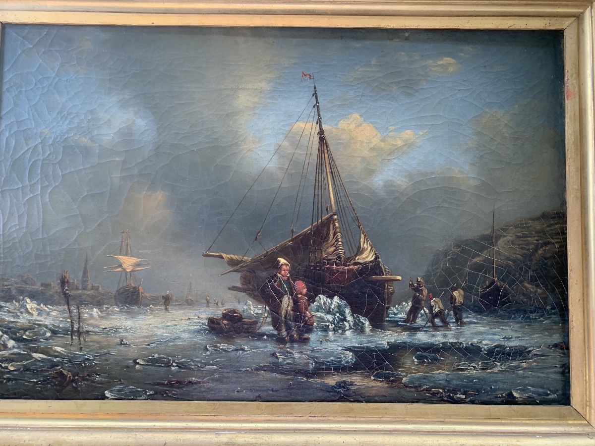 19th-century Northern School: The Sea Of Ice-photo-4