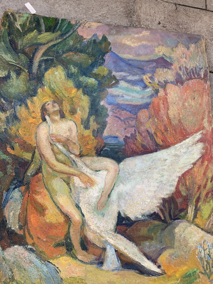 School Of Paris: Leda And The Sign By 