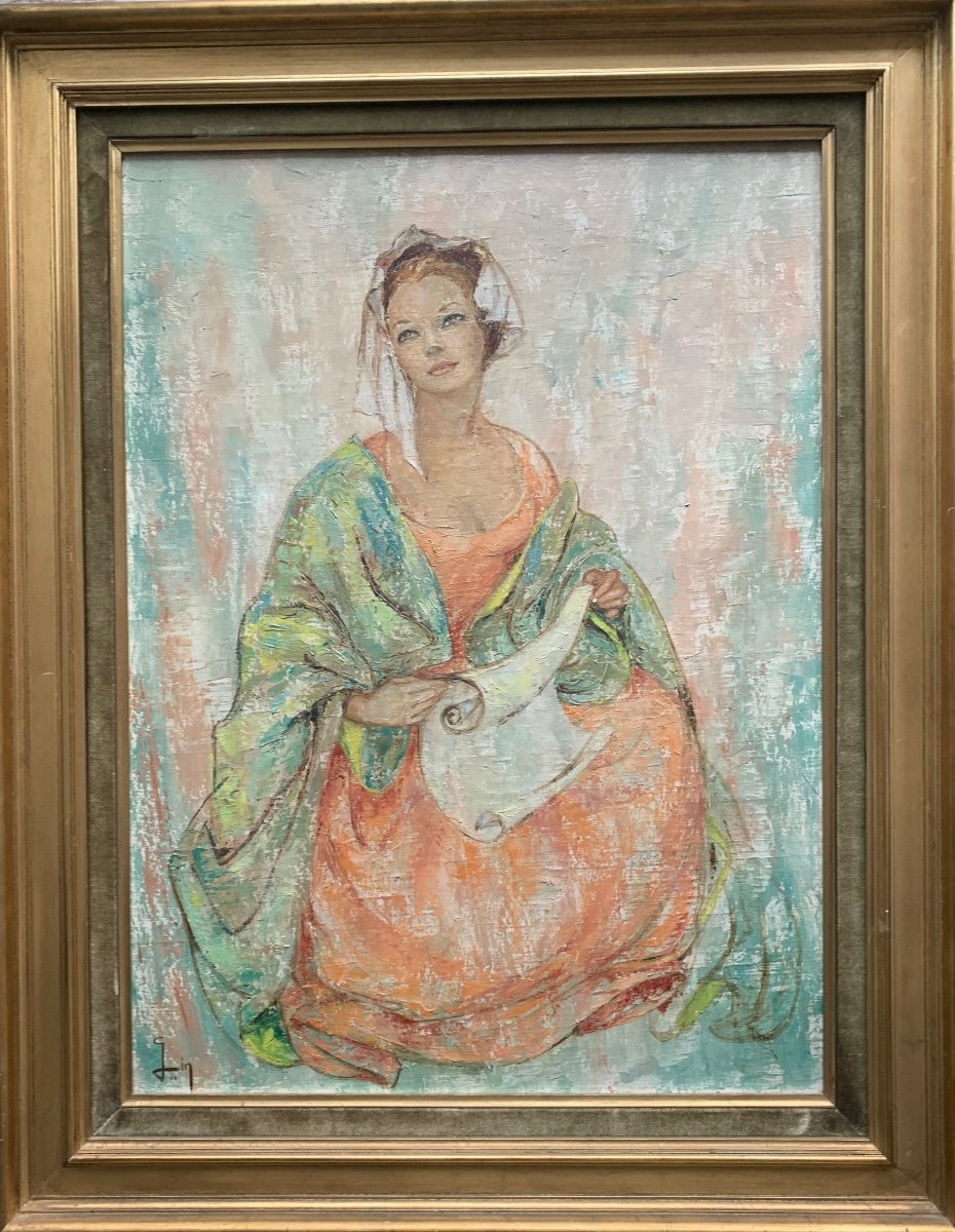 Grande Huile De 1961 De Gin Coste-crasnier
