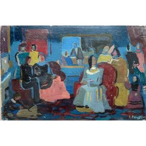 Au salon de thé par Pauline PEUGNIEZ