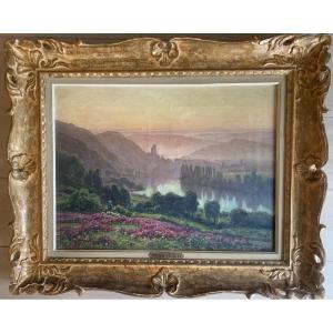 Didier-pouget, Morning Mist In The Lot Valley At Luzerch