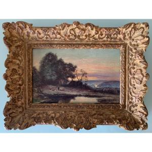 Paysage de hippolyte de Vos