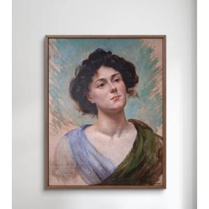 Portrait académique de femme par 