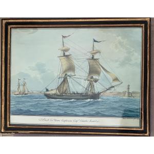 Nicholas CAMMILLIERI Le Brick Euphrosine capitaine Charles Isnard