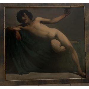 Bacchus ou nu académique XIX siècle 