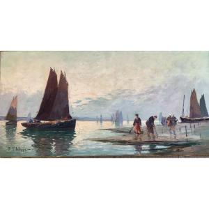 Paul Philippe 1870–1930 Return From Fishing In Concarneau