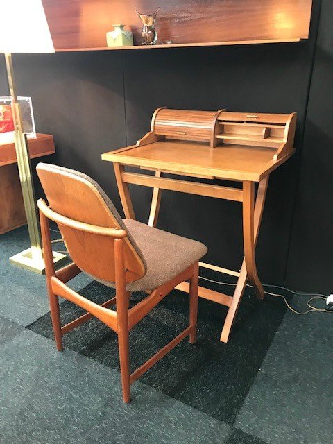 Scandinavian Chair By Designer Arne Hovmand Olsen (1919-1989) Edited By Mogens Kold,-photo-4
