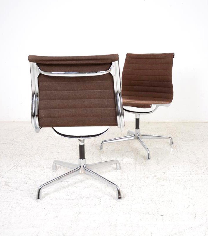Office Chair Model Ea 105- Alu Group – 1958 By Charles And Ray Eames Edition Herman Miller-photo-4