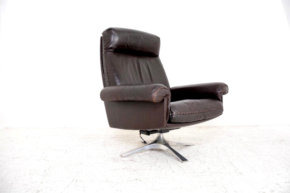 Swivel Armchair From Sède “ds 31” Dating From The 70s-photo-2
