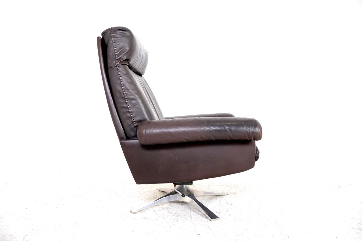Swivel Armchair From Sède “ds 31” Dating From The 70s-photo-3