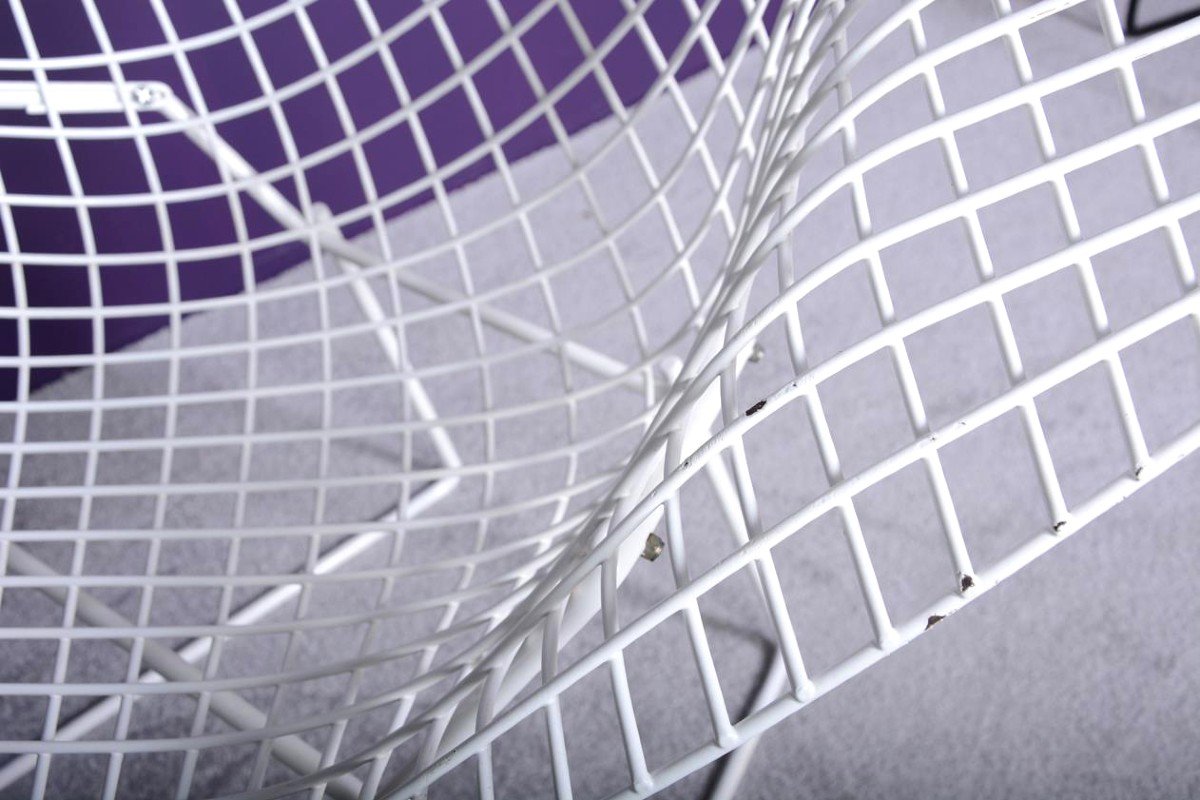 Fauteuil diamant par Harry Bertoia pour Knoll international 1970’s-photo-2
