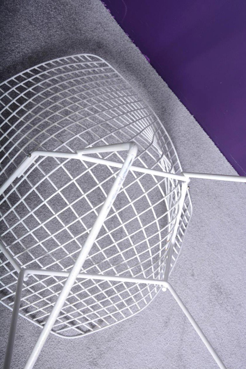 Fauteuil diamant par Harry Bertoia pour Knoll international 1970’s-photo-3