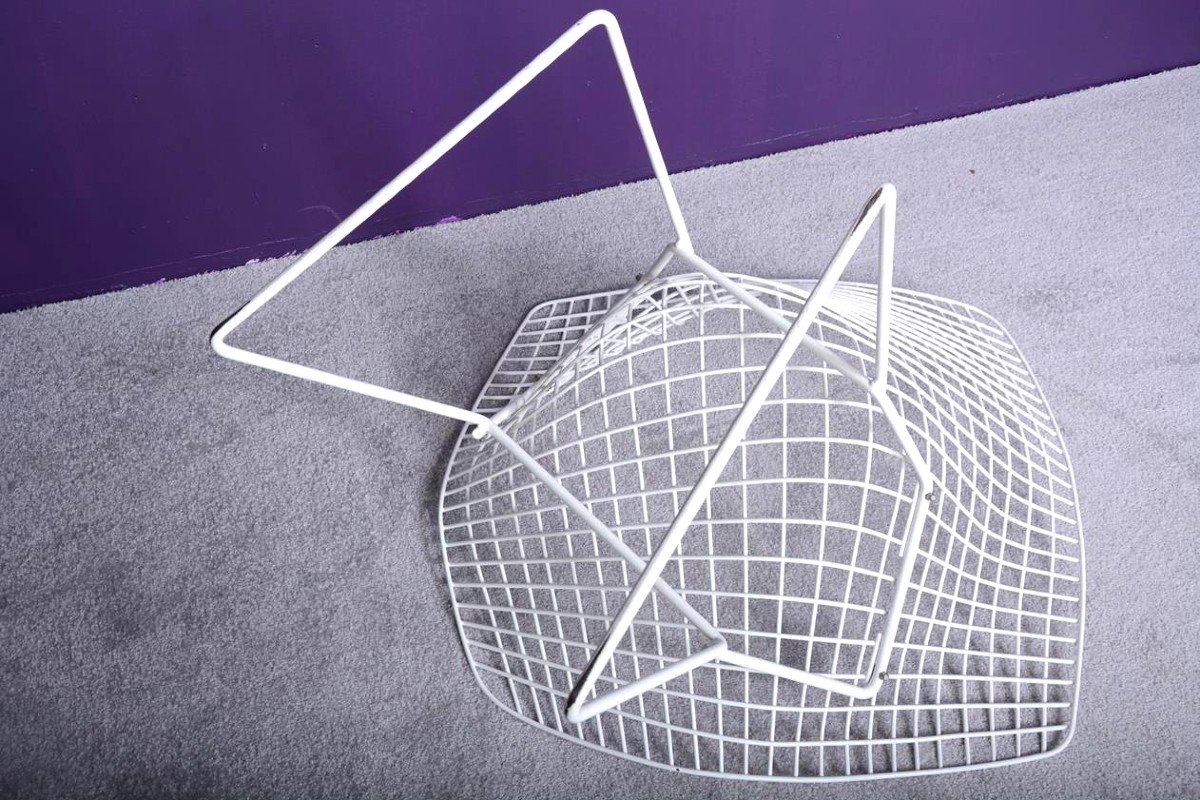 Fauteuil diamant par Harry Bertoia pour Knoll international 1970’s-photo-5