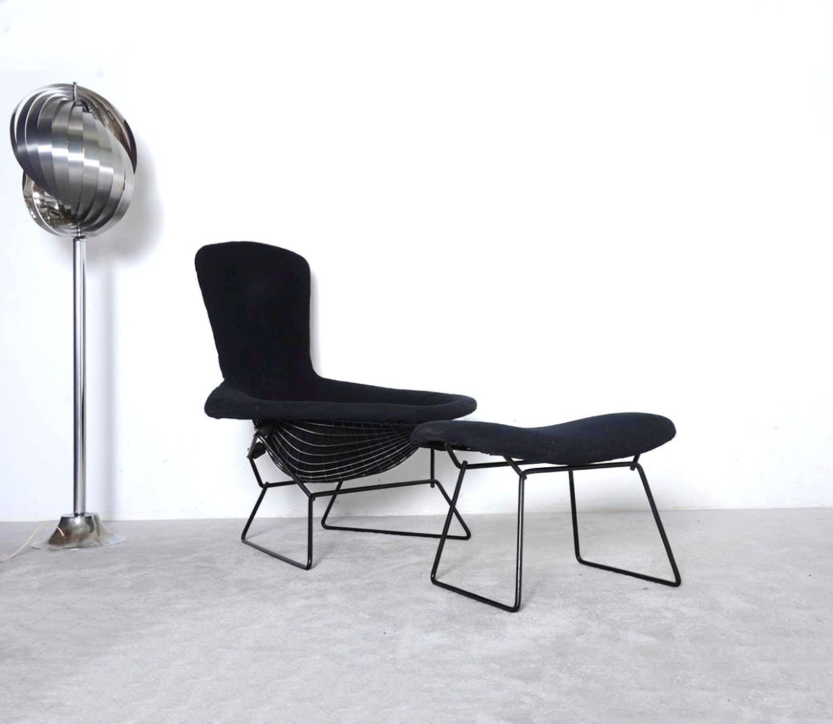 “bird Chair” Harry Bertoia For Knoll International Dating From The 70s.-photo-2