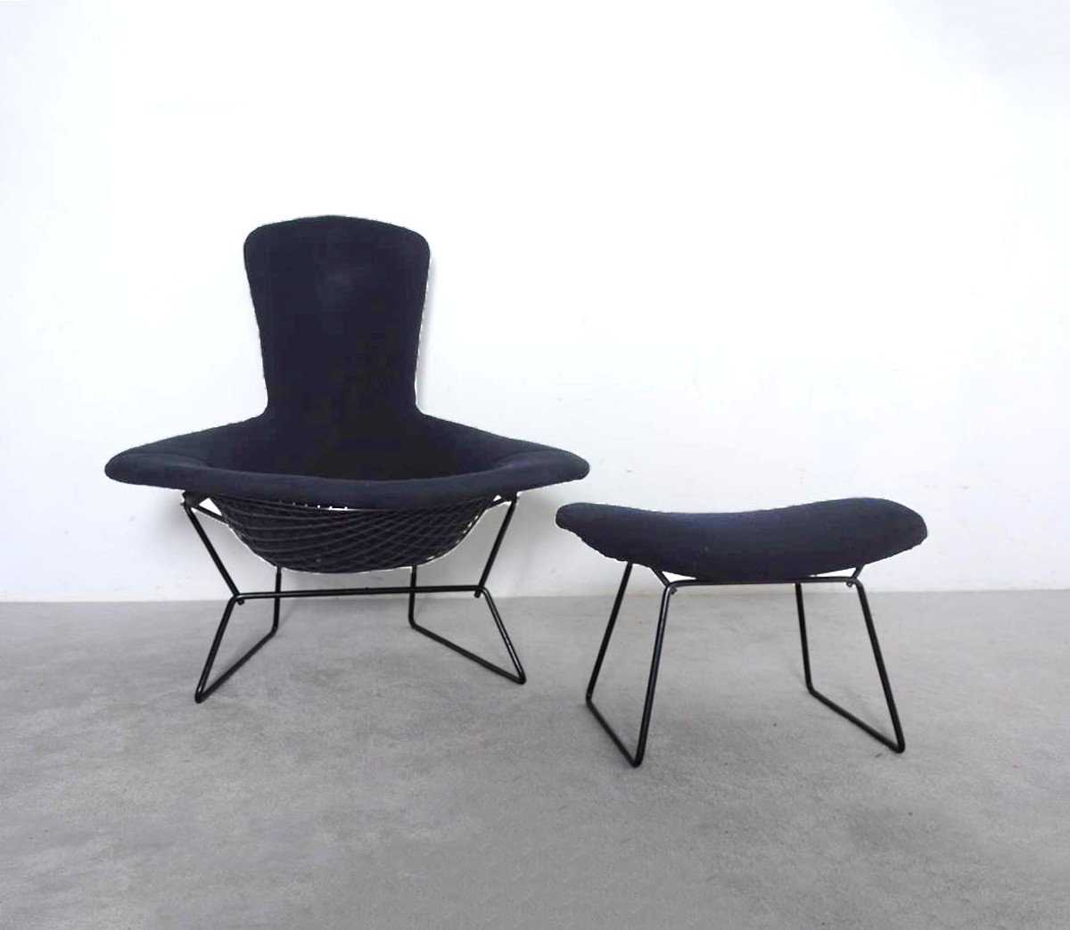 “bird Chair” Harry Bertoia For Knoll International Dating From The 70s.-photo-3