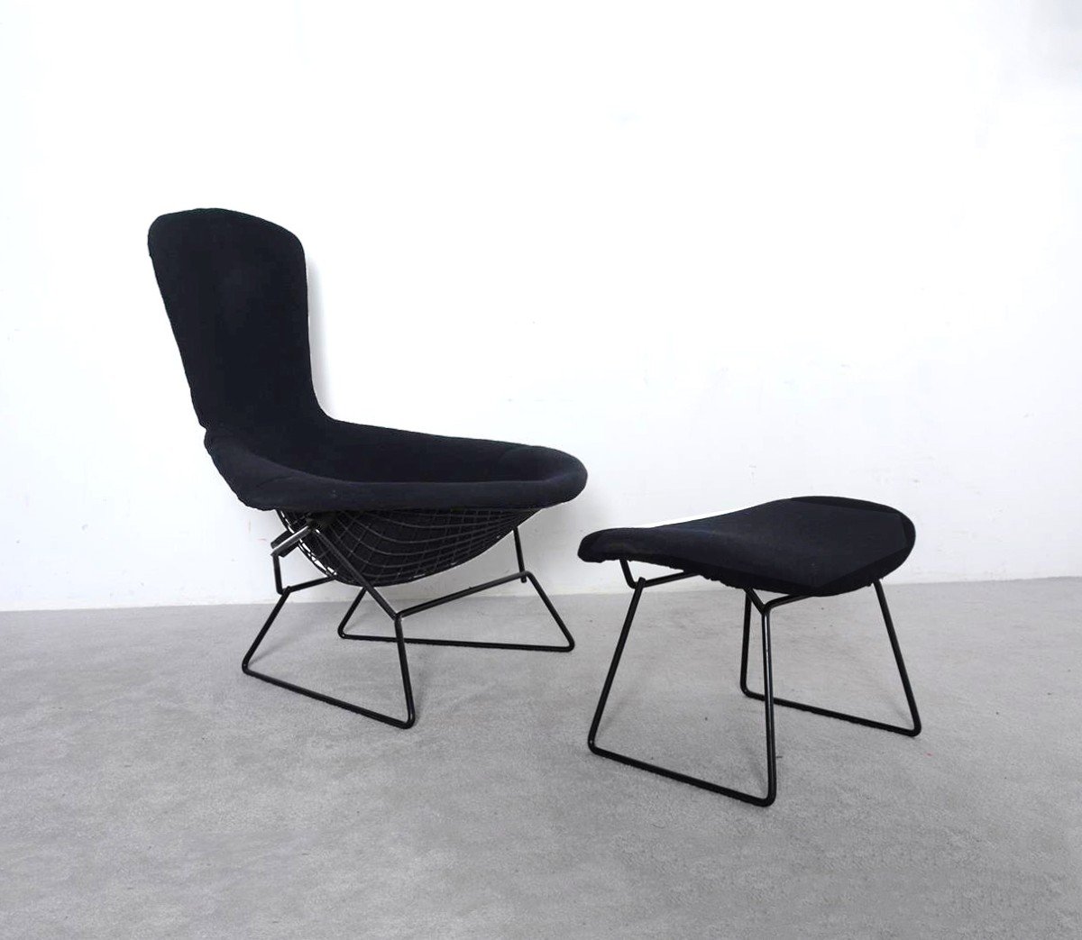 “bird Chair” Harry Bertoia For Knoll International Dating From The 70s.-photo-4