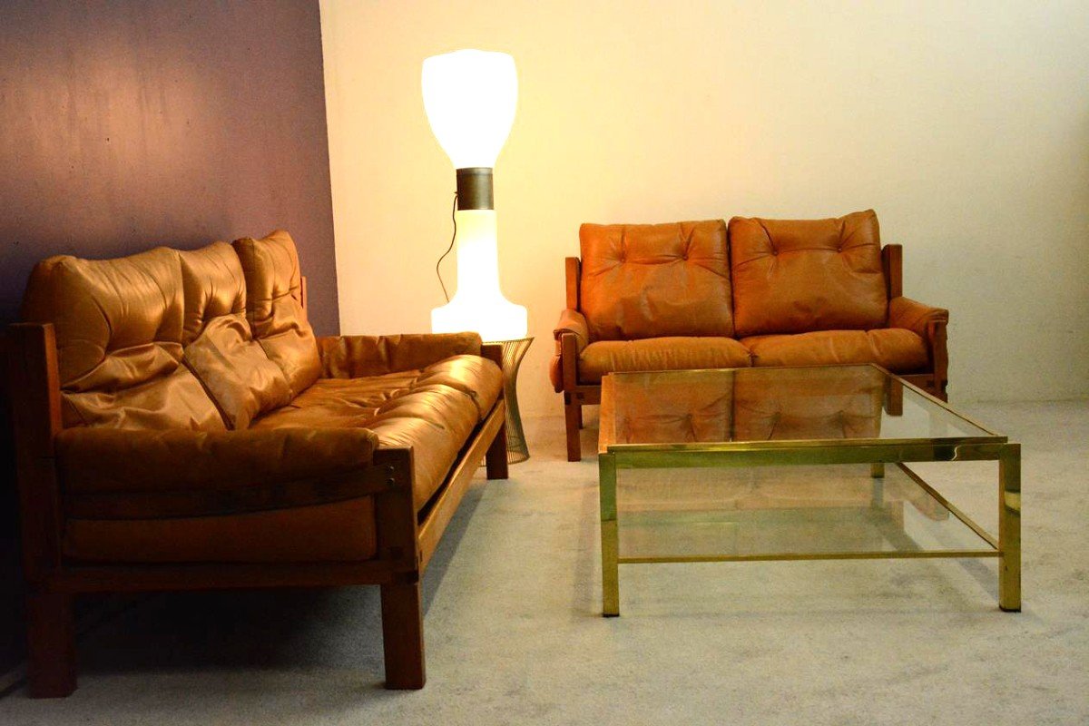  Double Top Coffee Table “flaminia” Model By Willy Rizzo, -photo-7