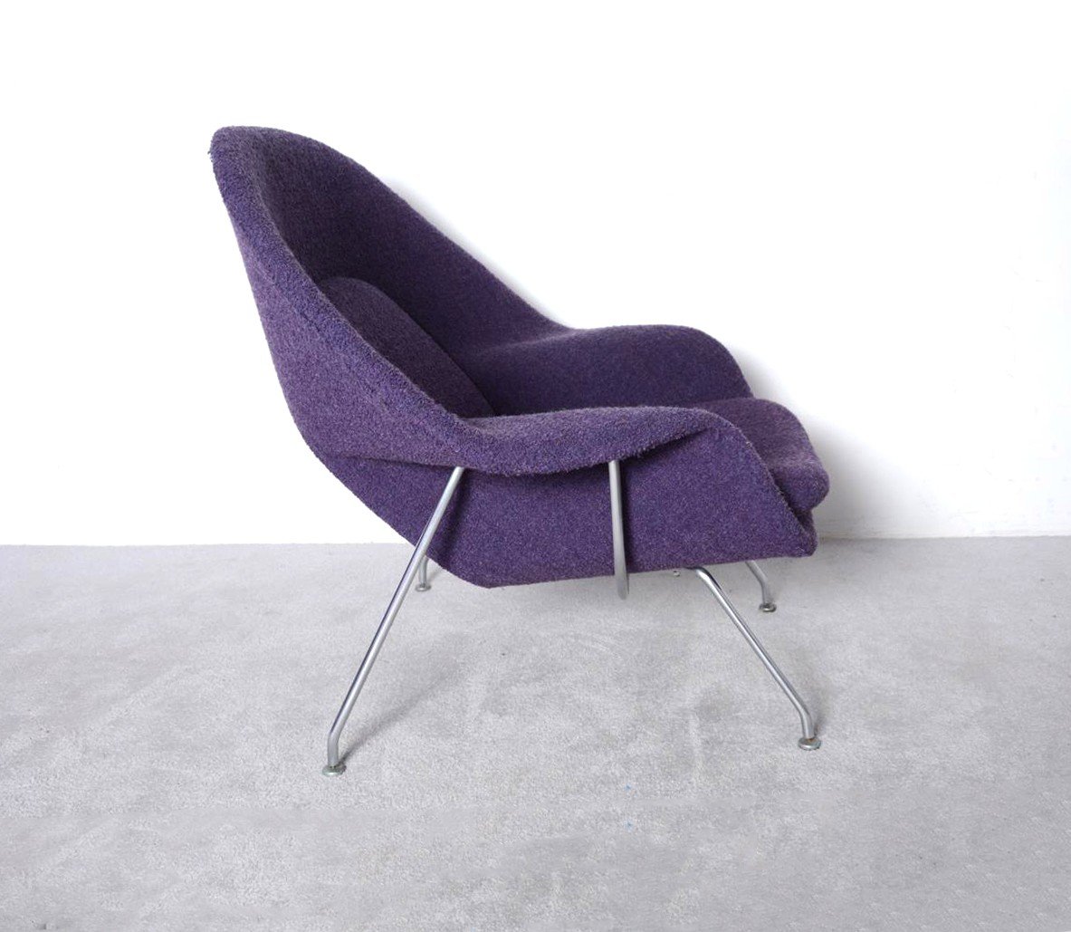 “womb Chair” Armchair And Its Ottoman Designed By Eero Saarinen Produced By Knoll -photo-2