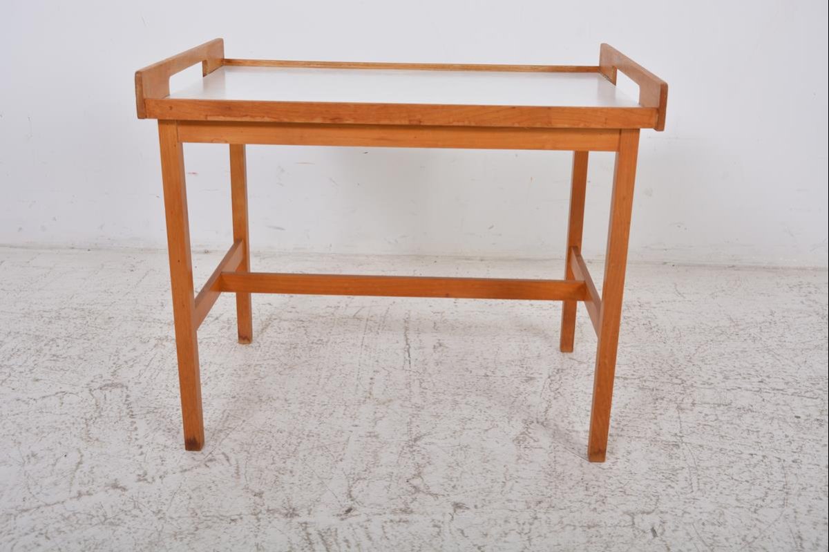 Paire de fauteuils et table de Albert Haberer dans les années 1950,-photo-4
