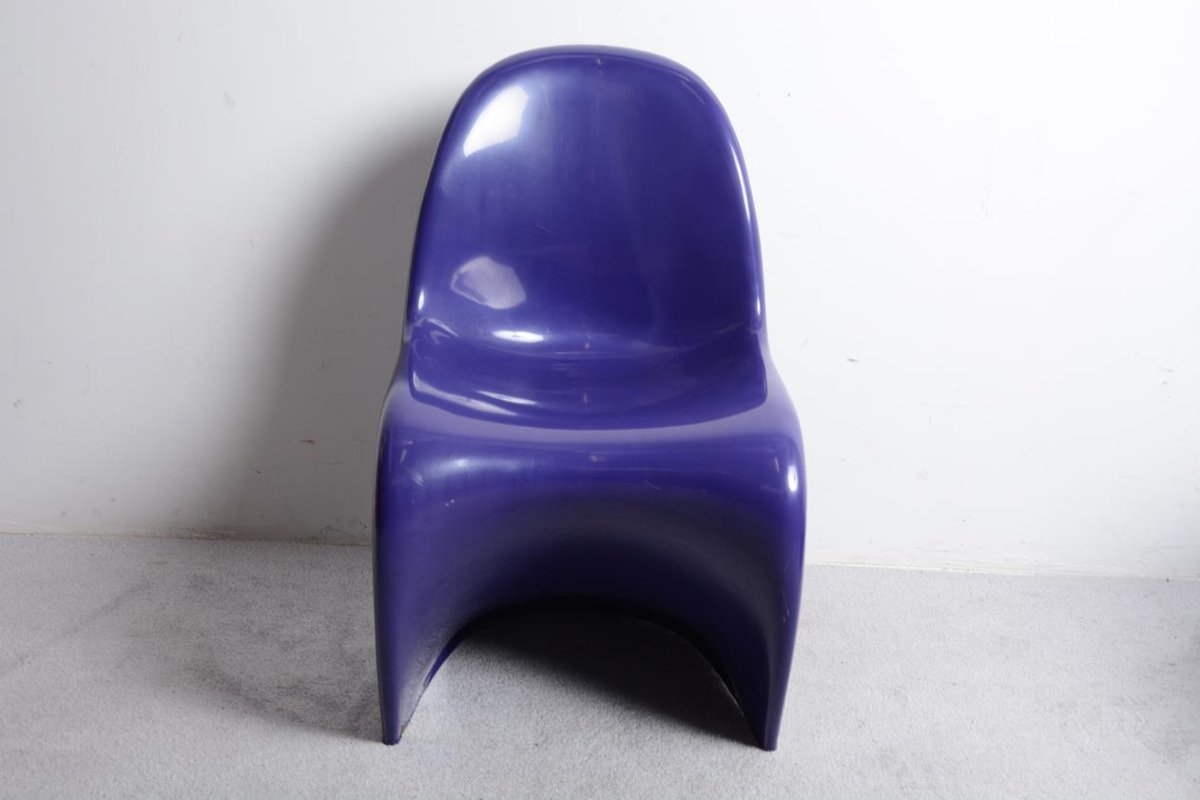 Set de 4 chaises du designer danois Verner Panton  pour Hermann Miller 70's-photo-5