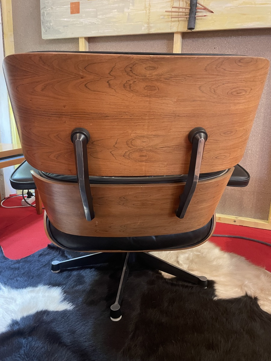 Eames Lounge Chair And Ottoman By Mobilier International Herman Miller-photo-3