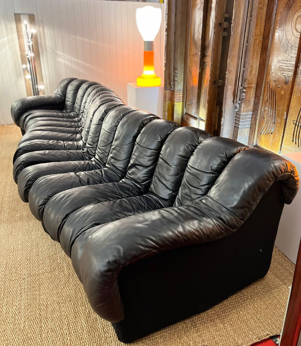 Canapé modulable DS-600 De Sede années 70-photo-3