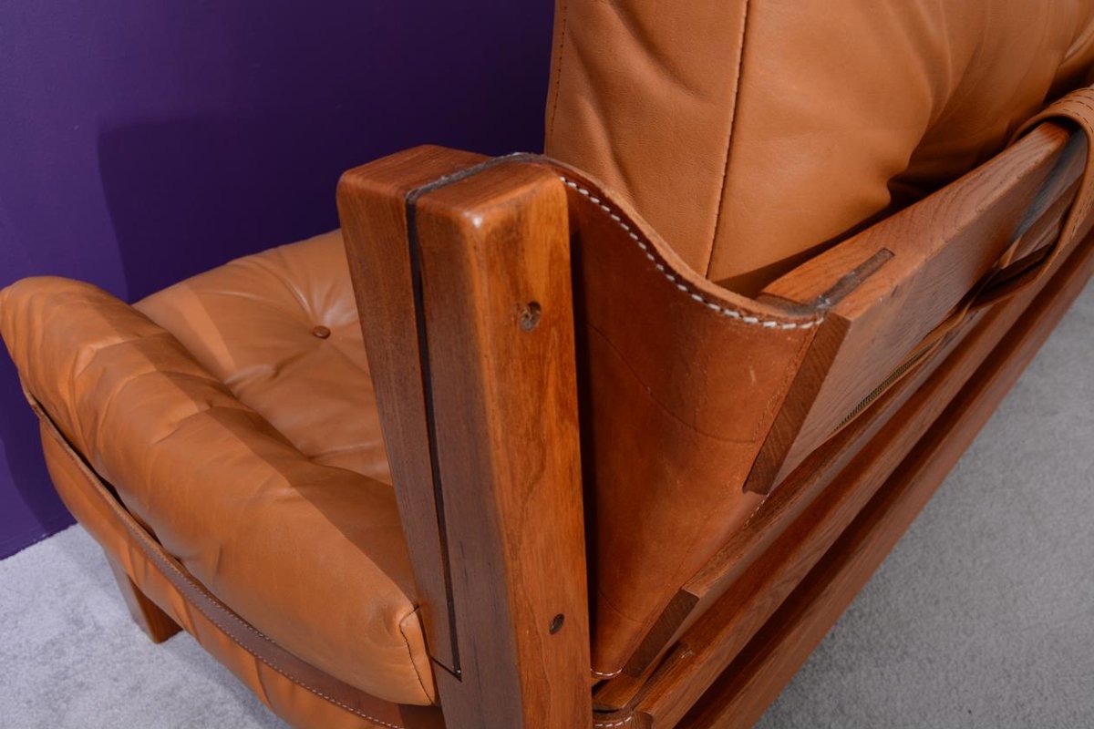 3-seater Sofa Model “s32” By Pierre Chapo Circa 60-photo-2