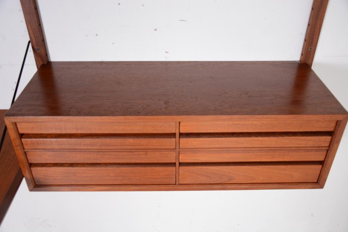 Système mural modulable vintage de Poul Cadovius-photo-3