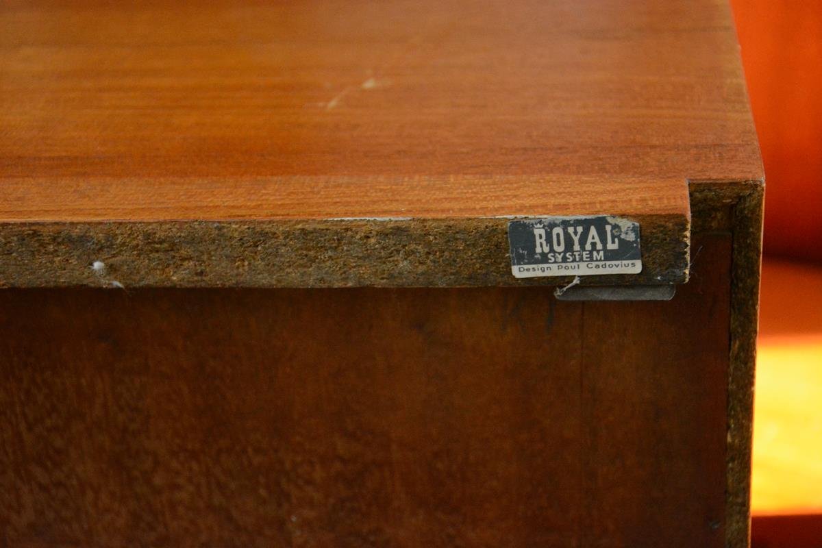 Système mural modulable vintage de Poul Cadovius-photo-2